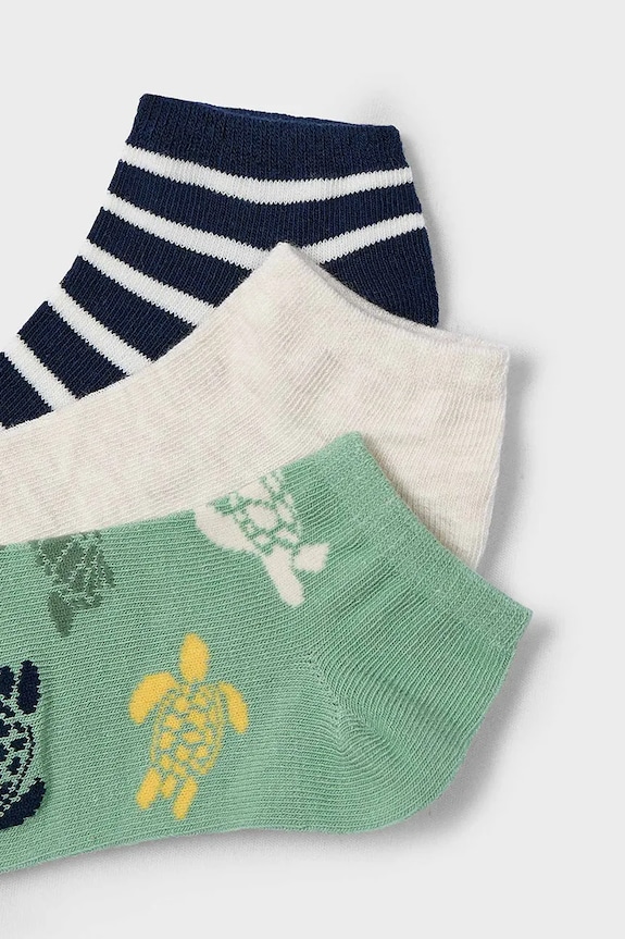 Mayoral gyerek zokni 3 pár 10908.5K.Mini.PPYA zöld SS25