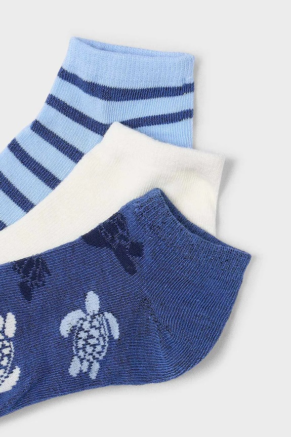 Mayoral gyerek zokni 3 pár 10908.5K.Mini.PPYA kék SS25