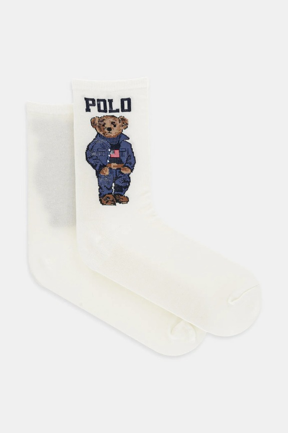 Κάλτσες Polo Ralph Lauren ψηλές κάλτσες μπεζ 455792964