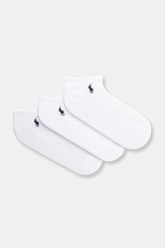 Polo Ralph Lauren șosete 3-pack sosete scurte alb 455972885
