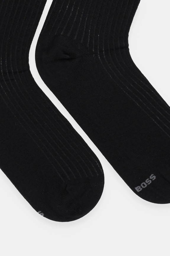 Ponožky BOSS 2-pak 2P RS Ribbed CC W 50534275 čierna SS25