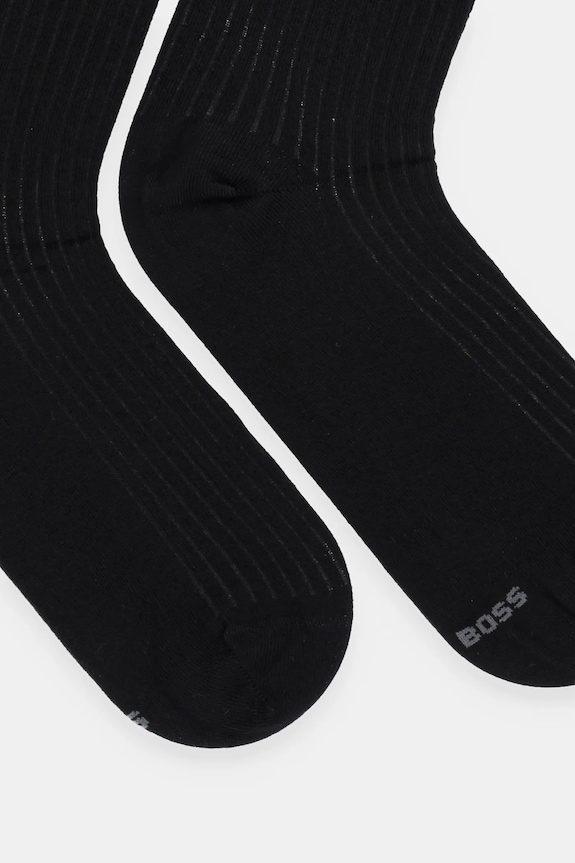 Ponožky BOSS 2-pak 2P RS Ribbed CC W 50534275 čierna SS25