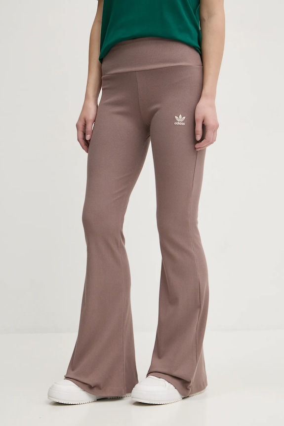 Tepláky adidas Originals Essential s elastanom béžová JC9023