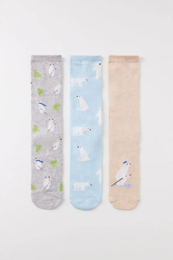 Ponožky women'secret GENERIC SOCKS PACKS 3-pak dlhé ponožky viacfarebná 4488627