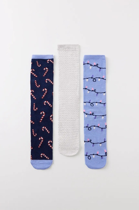 women'secret skarpetki bawełniane GENERIC SOCKS PACKS 3-pack skarpetki długie multicolor 4488635