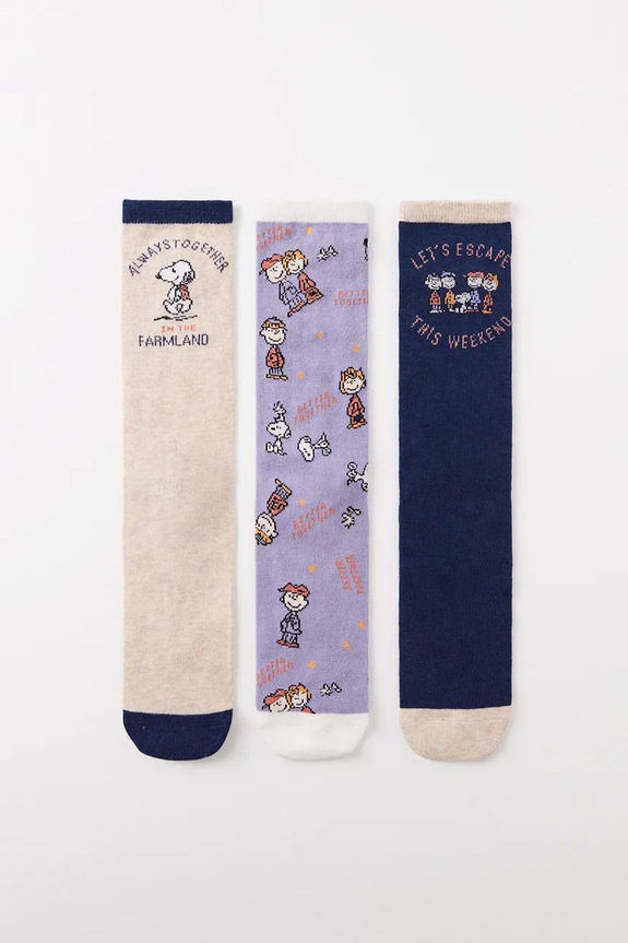 Βαμβακερές κάλτσες women'secret GENERIC SOCKS PACKS 3-pack ψηλές κάλτσες σκούρο μπλε 4488623