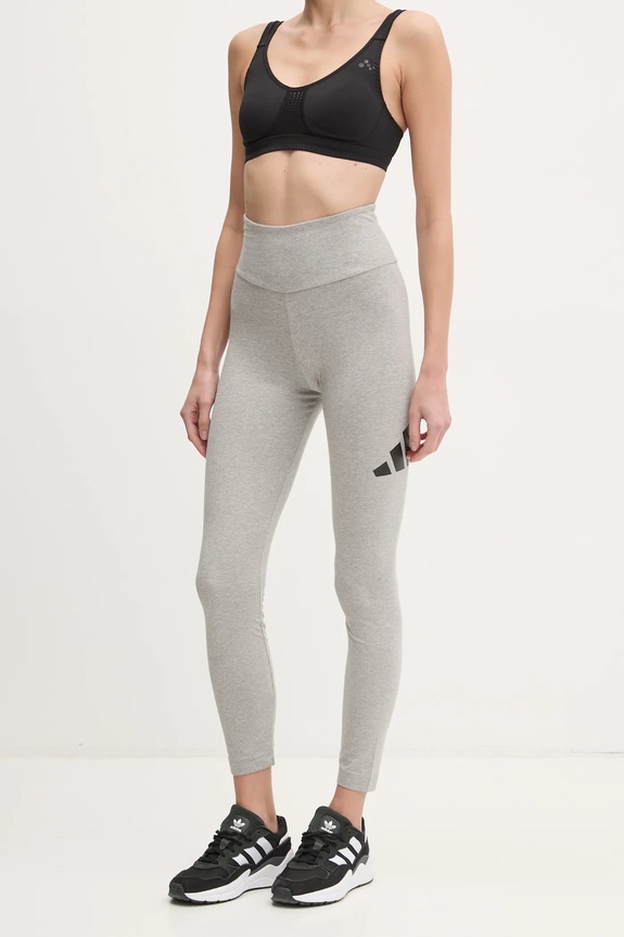 Κολάν adidas Essentials στάμπα γκρί JH1183