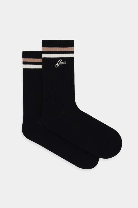 Čarape Guess COLLEGE crna V5RZ04.Z3LH0