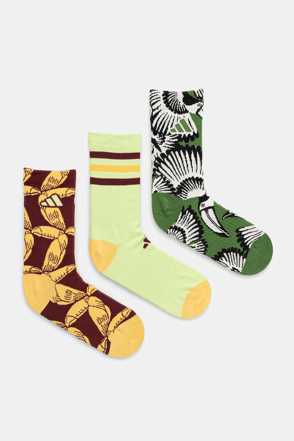 adidas zokni x Farm Rio 3 pár hosszúszárú zokni többszínű JJ1687