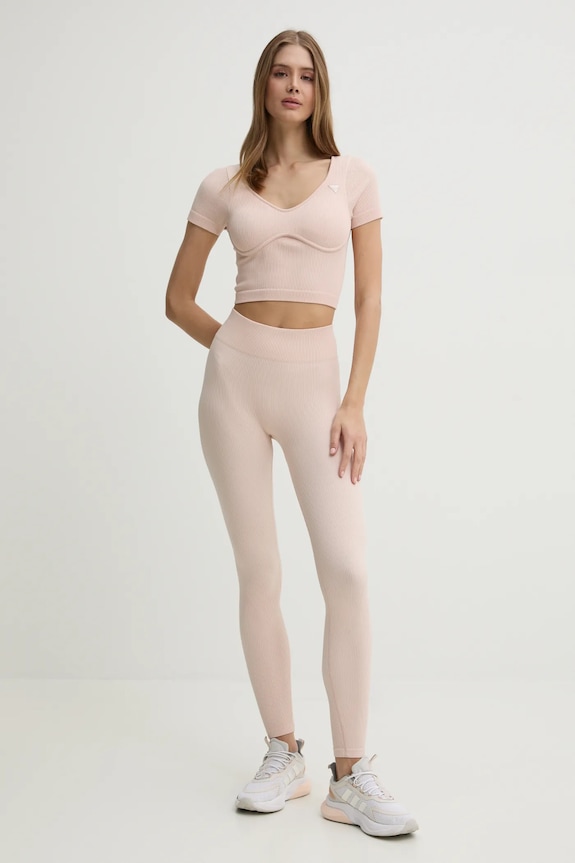 Guess legginsy MARTINA V5RB07.Z3KH0 beżowy SS25