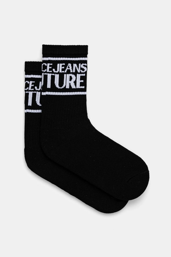 Versace Jeans Couture skarpetki skarpetki długie czarny 78HA0J04.ZG079