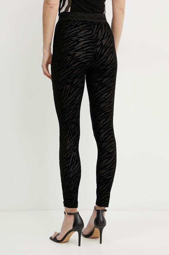Odzież Versace Jeans Couture legginsy 78HAC101.J0191 czarny