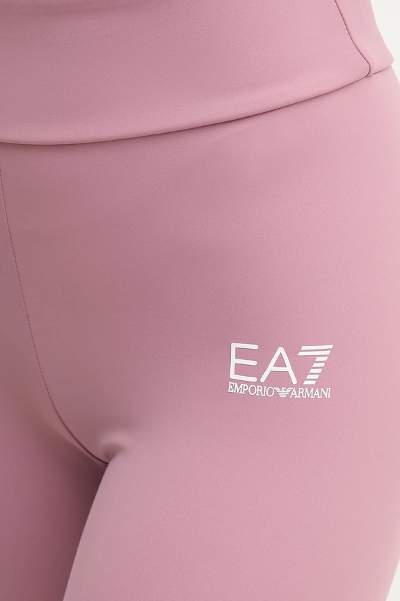 Тренировочные леггинсы EA7 Emporio Armani розовый AF12625.7W000232