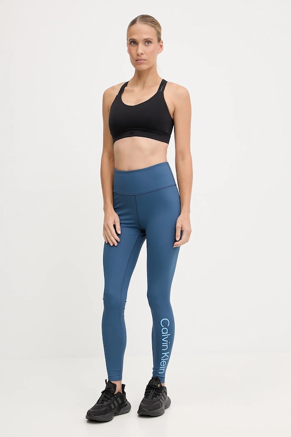 Tréningové legíny Calvin Klein Performance LVGWS5L612 modrá AW25