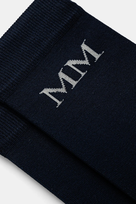 MM by Max Mara skarpetki 2516551017600 granatowy SS25
