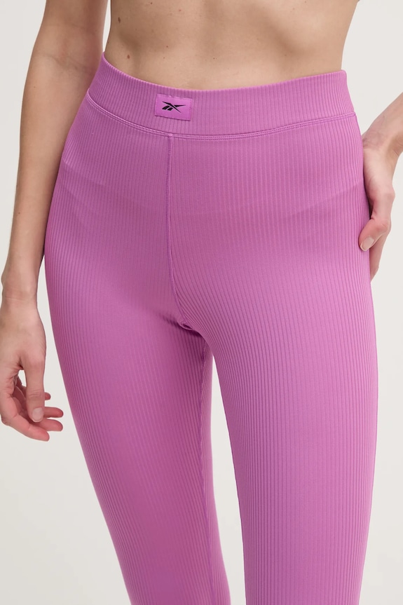 Reebok leggins de antrenament Rib Stirrup violet 100214310