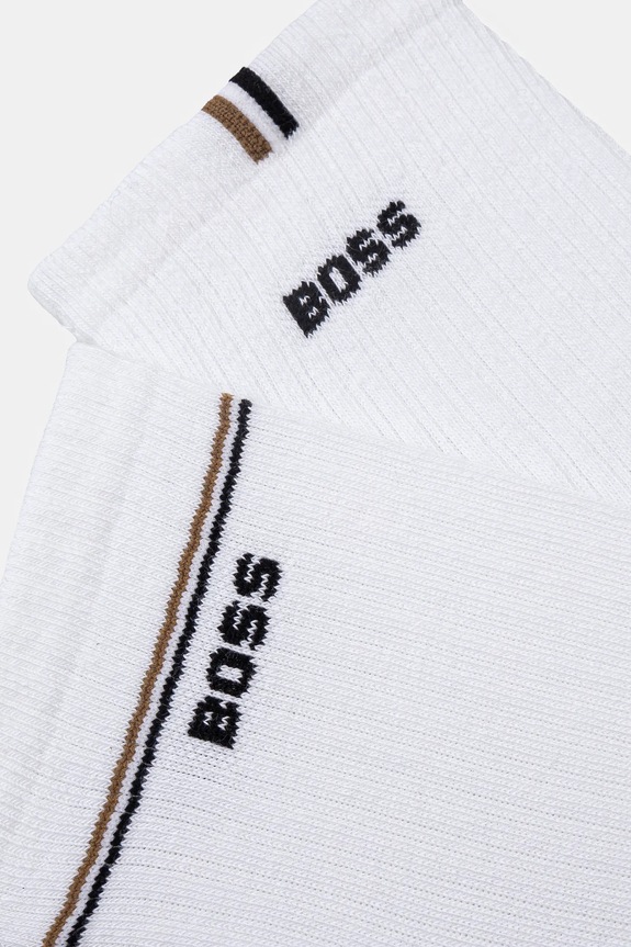 Ponožky BOSS 2-pak 2P QS Iconic CC W 50502113 biela SS25
