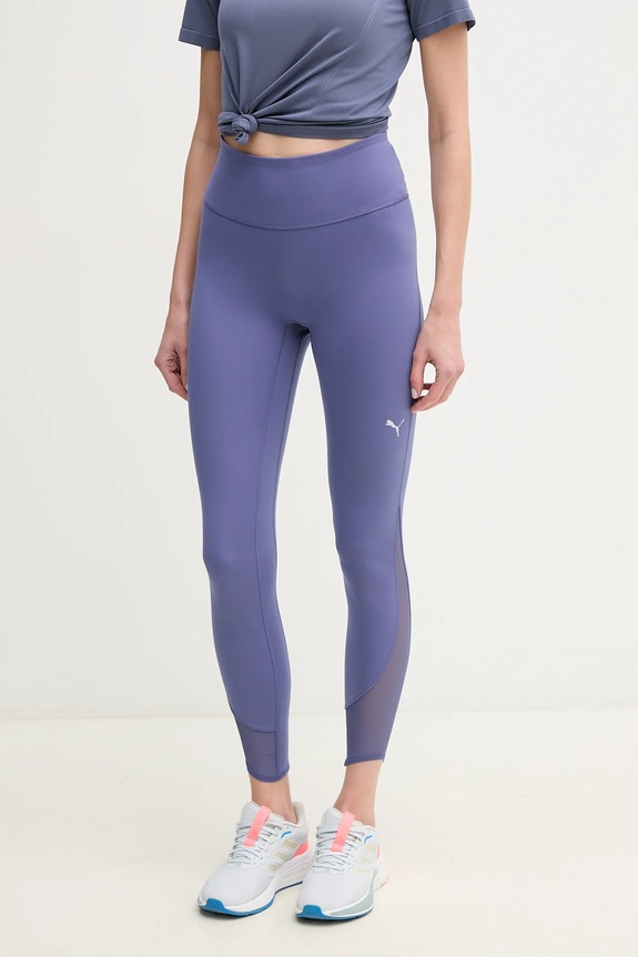Tréninkové legíny Puma Cloudspun pletenina fialová 526662