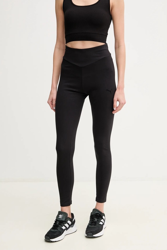 Puma legginsy dzianina czarny 685060