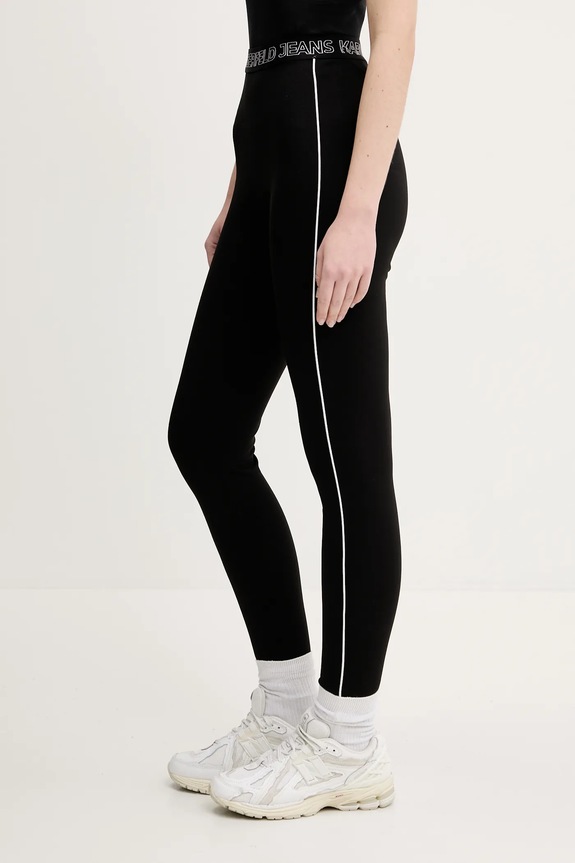 Karl Lagerfeld Jeans legging sima fekete A2W10153