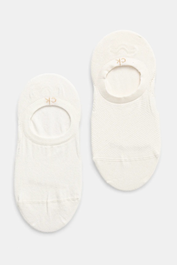 Calvin Klein skarpetki 2-pack skarpetki krótkie biały 701232644