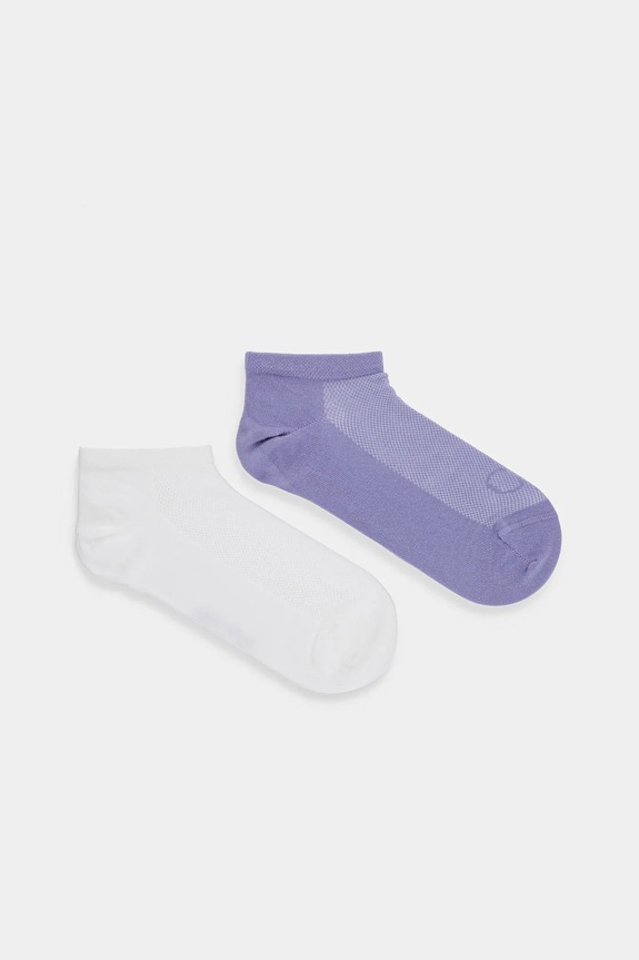 Шкарпетки Calvin Klein Jeans 2-pack короткі шкарпетки фіолетовий 701231403