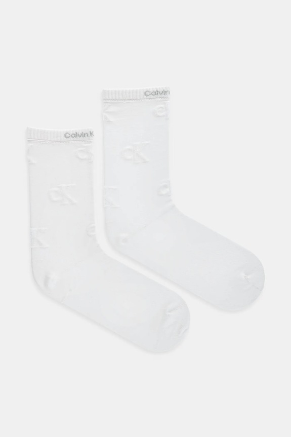 Calvin Klein Jeans skarpetki skarpetki długie biały 701232643