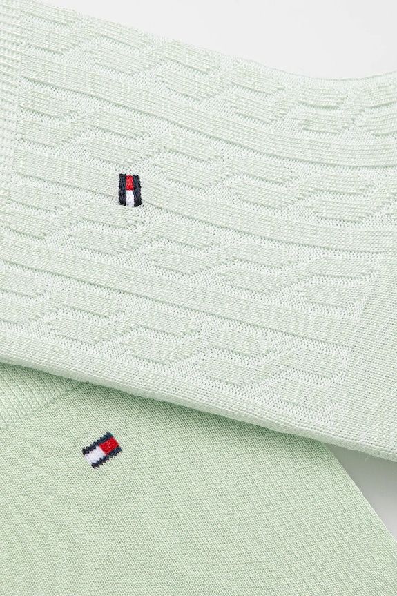 Tommy Hilfiger skarpetki 2-pack 701232608 zielony SS25