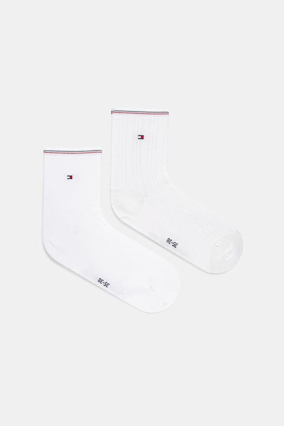 Tommy Hilfiger sosete 2-pack sosete lungi alb 701232974