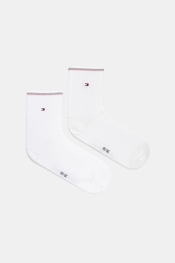 Tommy Hilfiger sosete 2-pack sosete lungi alb 701232974