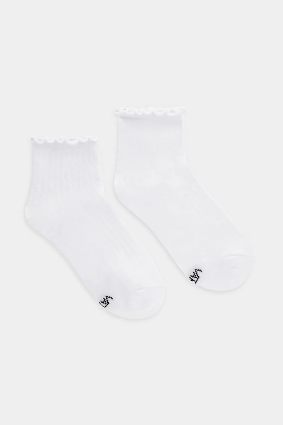 Ponožky Vans dlouhé ponožky bílá VN000NCYWHT1