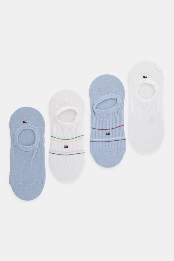 Ponožky Tommy Hilfiger 4-pack hladký bílá 701235890