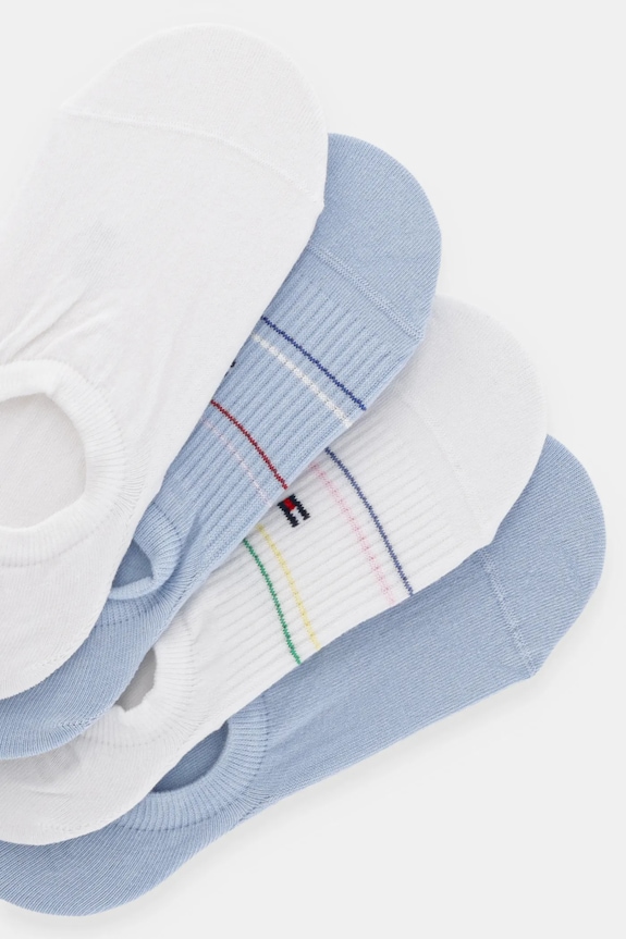Ponožky Tommy Hilfiger 4-pack 701235890 bílá SS25