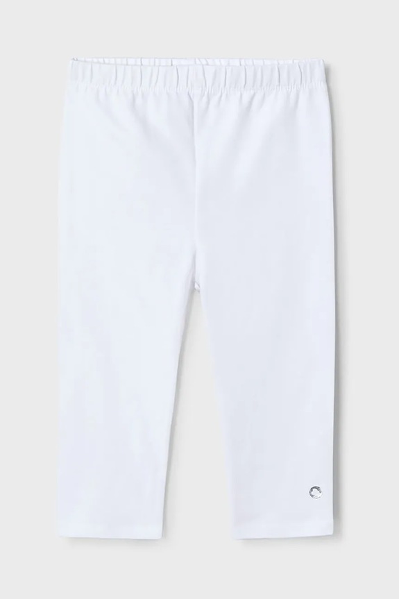 Mayoral legginsy 3/4 dziecięce 723.6Q.Mini.PPYA biały SS25