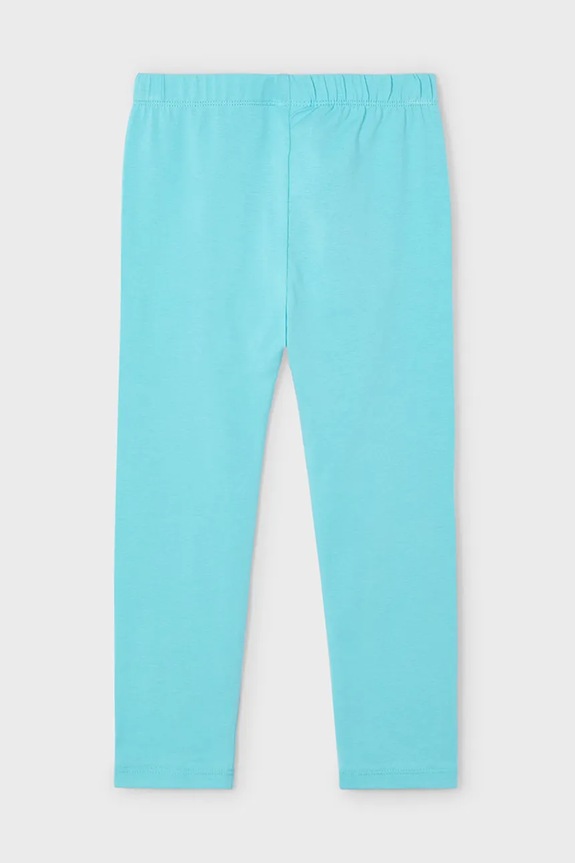 Mayoral legginsy dziecięce 748.6N.Mini.PPYA turkusowy SS25