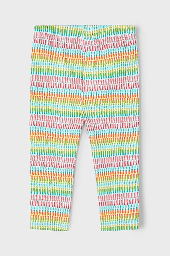 Dziewczynka Mayoral legginsy dziecięce 3703.6R.Mini.PPYA turkusowy