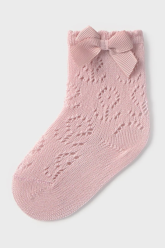 Čarapice za bebe Mayoral Newborn niske čarape roza 9865.2D.Newborn.PPYH