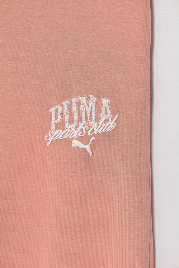 Dziewczynka Puma legginsy dziecięce CLASS High Waist Flared Leggings 685870 pomarańczowy