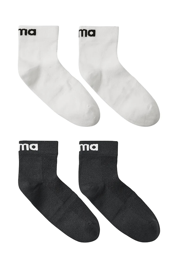 Reima skarpetki dziecięce Nilkat 2-pack 5300300A.PPYA czarny SS25