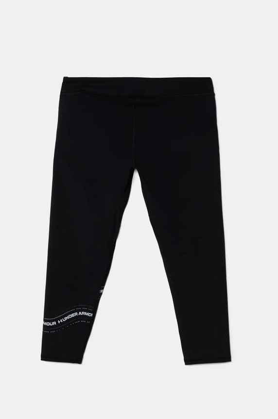 Detské legíny Under Armour Motion Branded Ankle Leg 1390084 čierna SS25