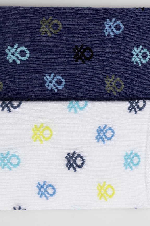 Παιδικές κάλτσες United Colors of Benetton 2-pack 6AO307045.G.Seasonal σκούρο μπλε SS25