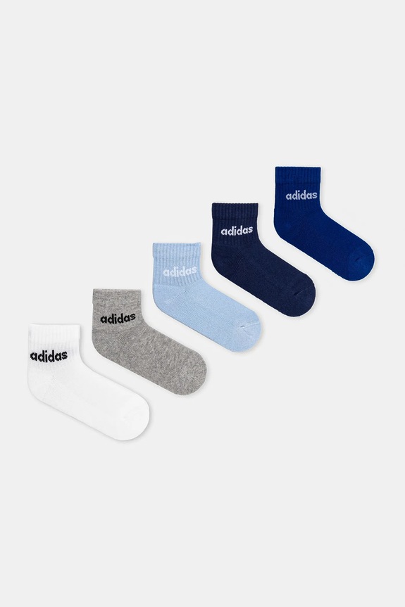 Dječje čarape adidas Performance 5-pack niske čarape plava JF8542