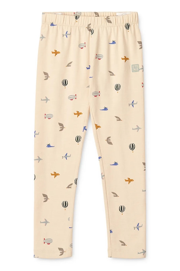Liewood leggins din bumbac pentru copii Marie Printed Leggings bumbac bej LW19959