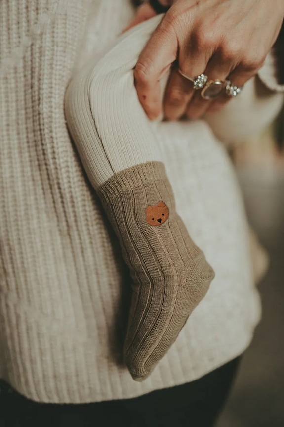 Παιδικές κάλτσες Donsje Bell Socks Bear καφέ 3014501.15.19