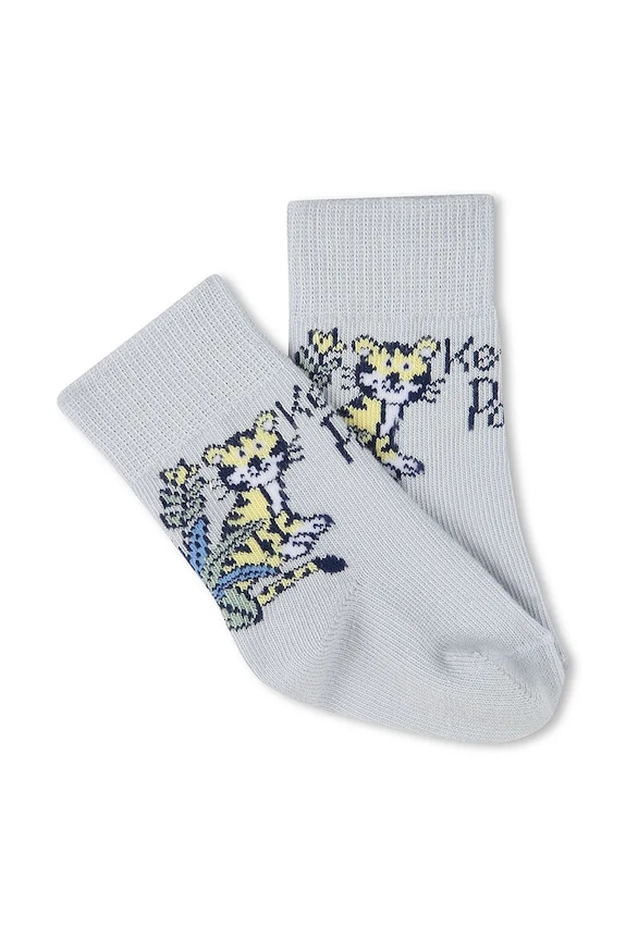 Dječje čarape Kenzo Kids 2-pack K60874 plava SS25