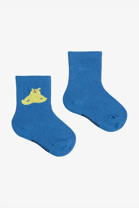 Bobo Choses skarpetki dziecięce Hug Me Bear 2-pack 125AH021 niebieski SS25