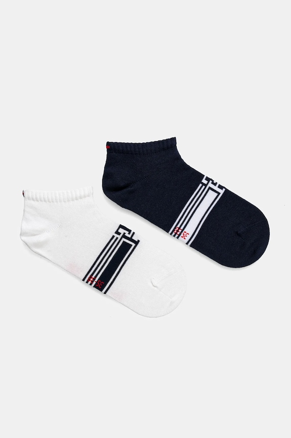 Tommy Hilfiger skarpetki dziecięce 2-pack skarpetki krótkie granatowy 701232717.PPYA