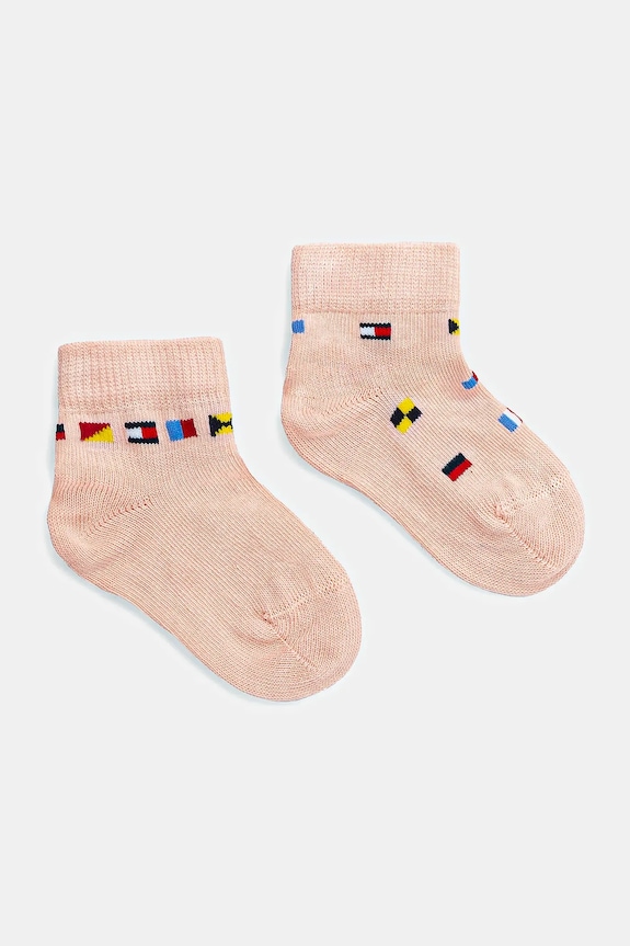 Tommy Hilfiger skarpetki dziecięce 2-pack skarpetki długie pomarańczowy 701232719.PPYA