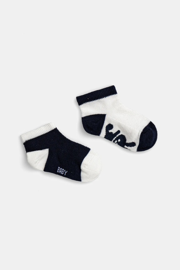 United Colors of Benetton skarpetki dziecięce 2-pack skarpetki długie granatowy 6AO5F211F.W.Seasonal