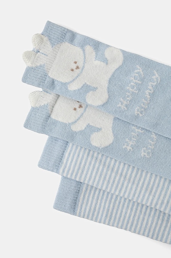 United Colors of Benetton skarpetki dziecięce 2-pack 6AO5F2111.W.Seasonal niebieski SS25